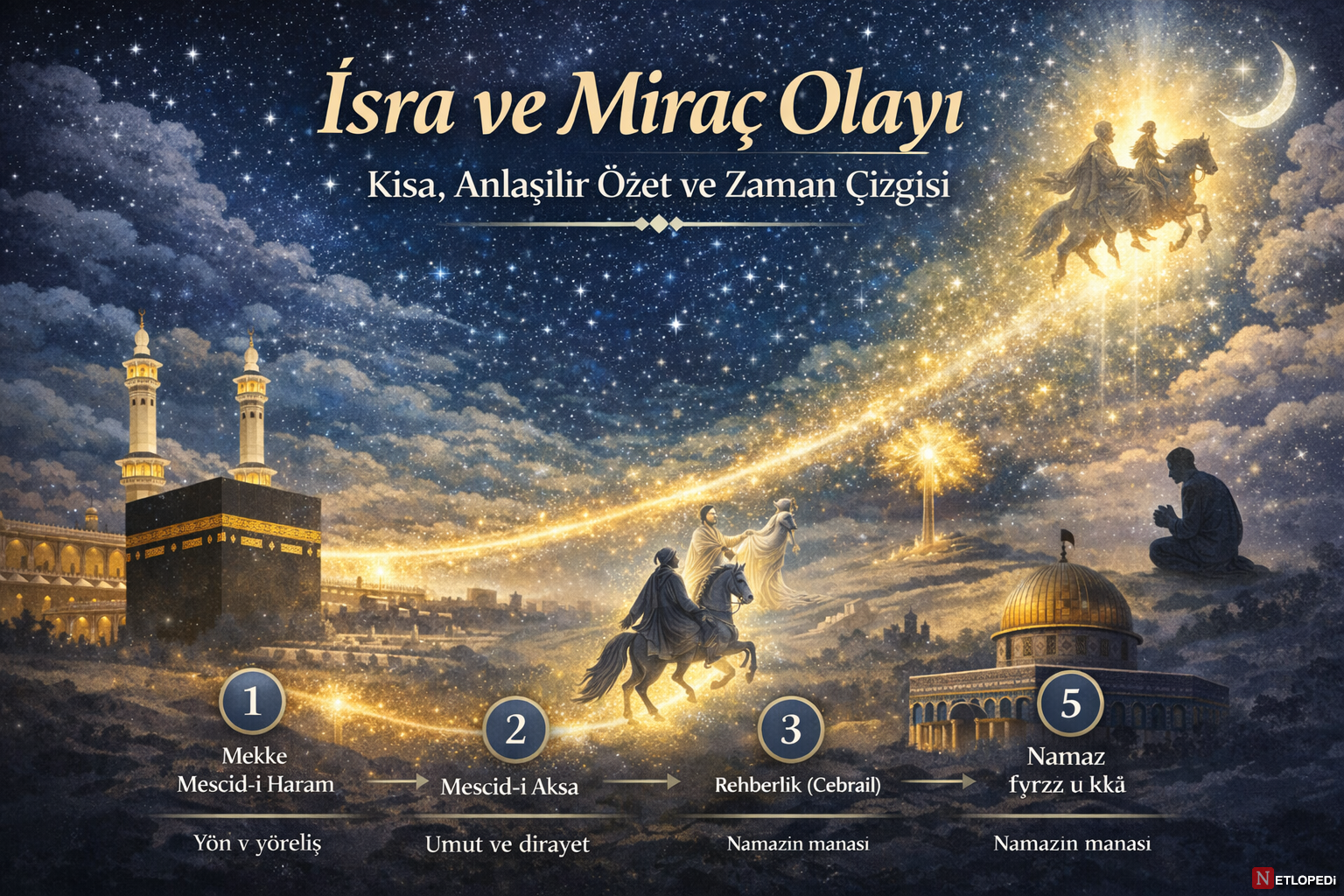 İsra ve Miraç Olayı: Kısa, Anlaşılır Özet ve Zaman Çizgisi